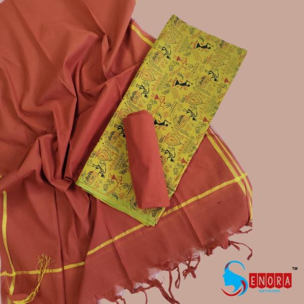 Printed Dress - Cotton Material Collection