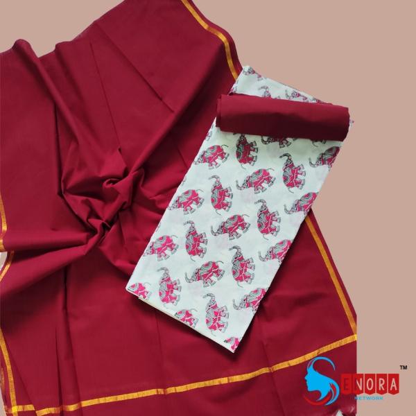 Printed Dress - Cotton Material Collection