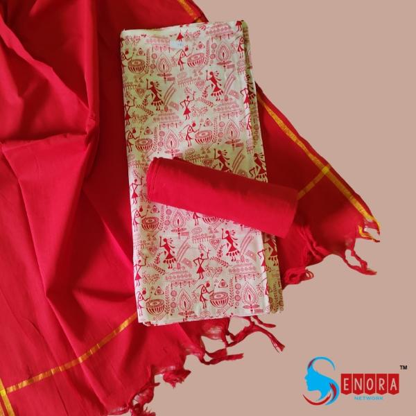 Printed Dress - Cotton Material Collection